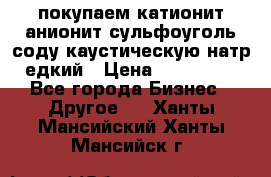 покупаем катионит анионит сульфоуголь соду каустическую натр едкий › Цена ­ 150 000 - Все города Бизнес » Другое   . Ханты-Мансийский,Ханты-Мансийск г.